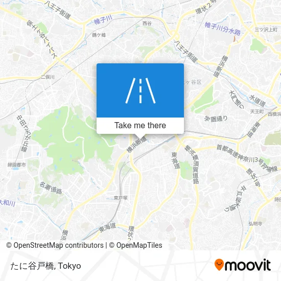 たに谷戸橋 map