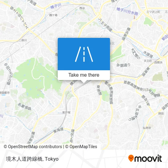 境木人道跨線橋 map