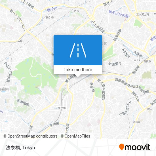 法泉橋 map