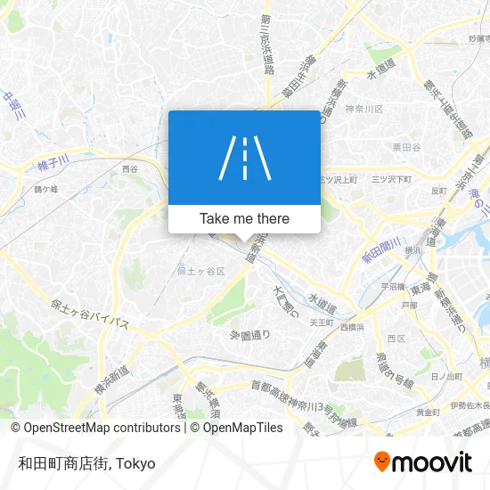 和田町商店街 map