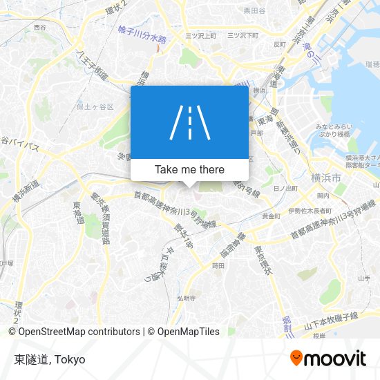 東隧道 map