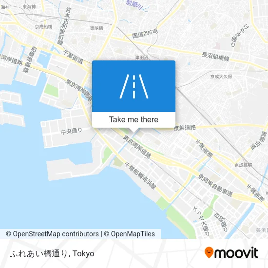 ふれあい橋通り map