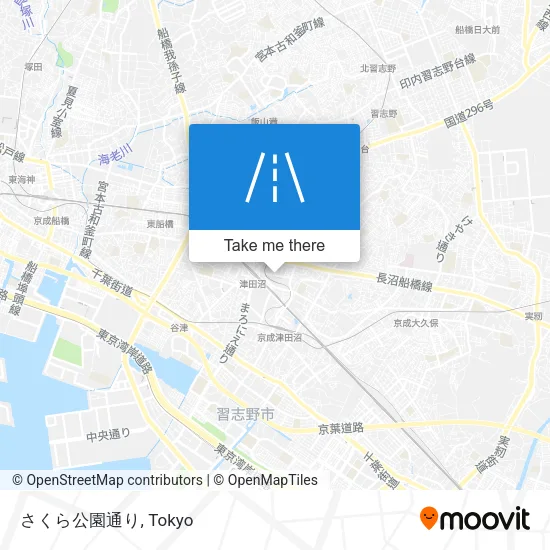さくら公園通り map