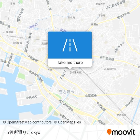 市役所通り map