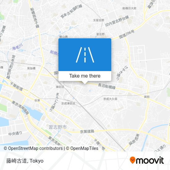 藤崎古道 map