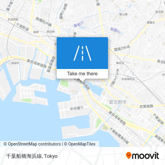 千葉船橋海浜線 map