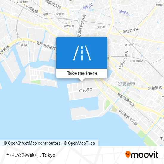 かもめ2番通り map