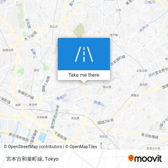 宮本古和釜町線 map