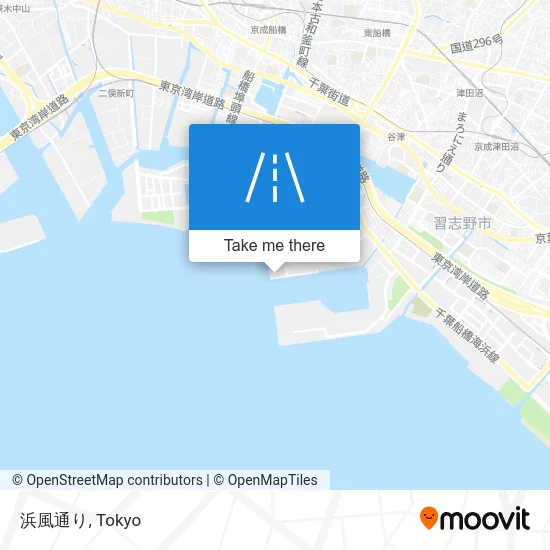 浜風通り map