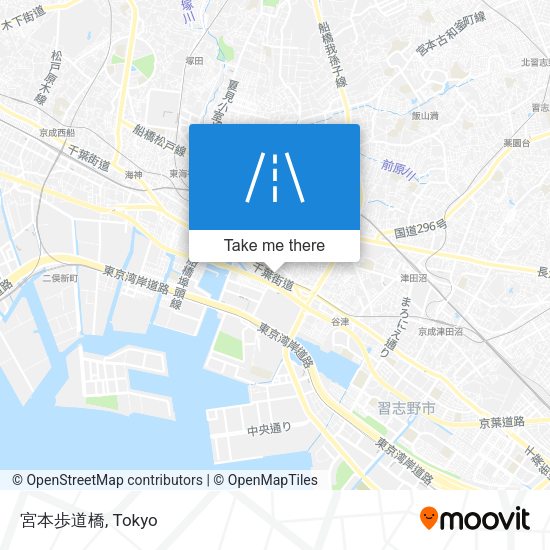 宮本歩道橋 map