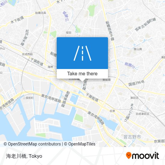 海老川橋 map