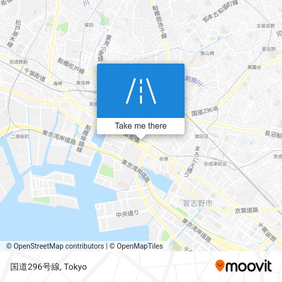 国道296号線 map