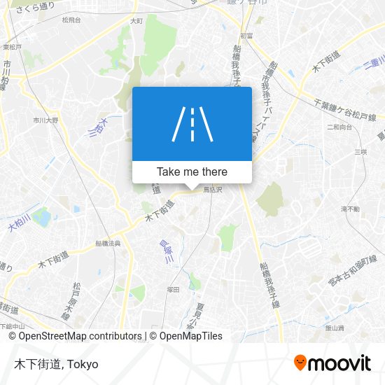 木下街道 map