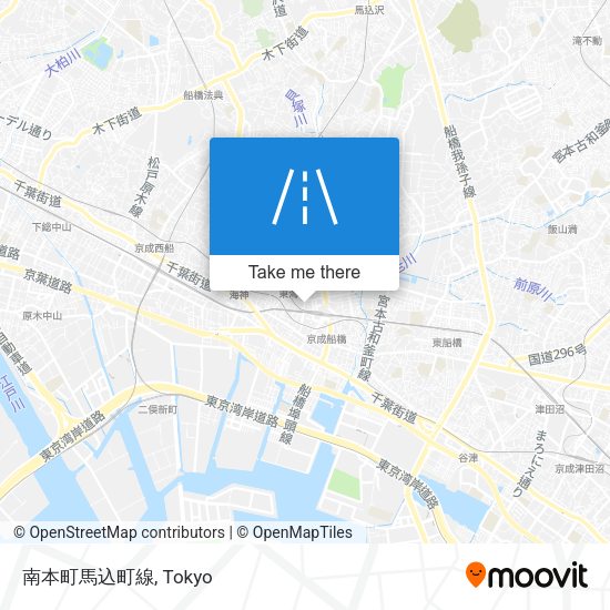 南本町馬込町線 map