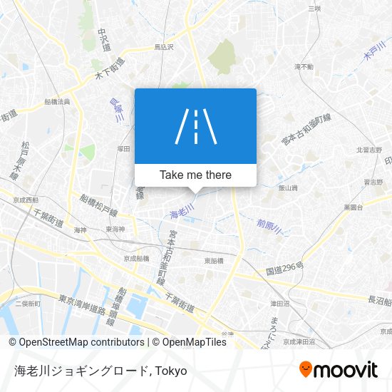 海老川ジョギングロード map