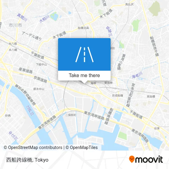 西船跨線橋 map