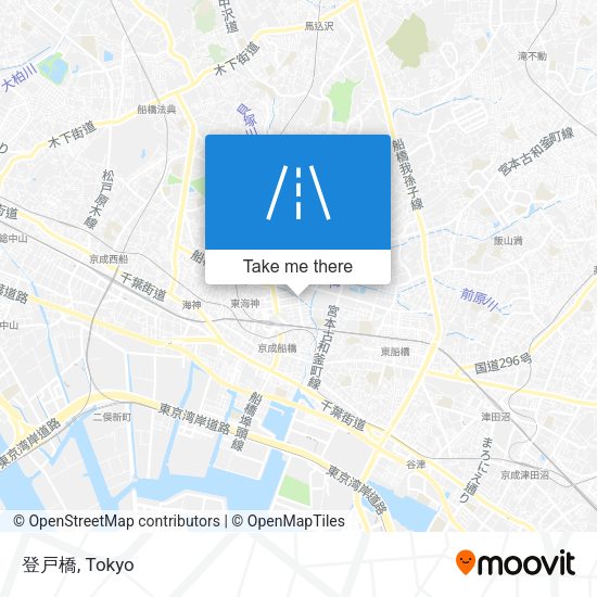 登戸橋 map