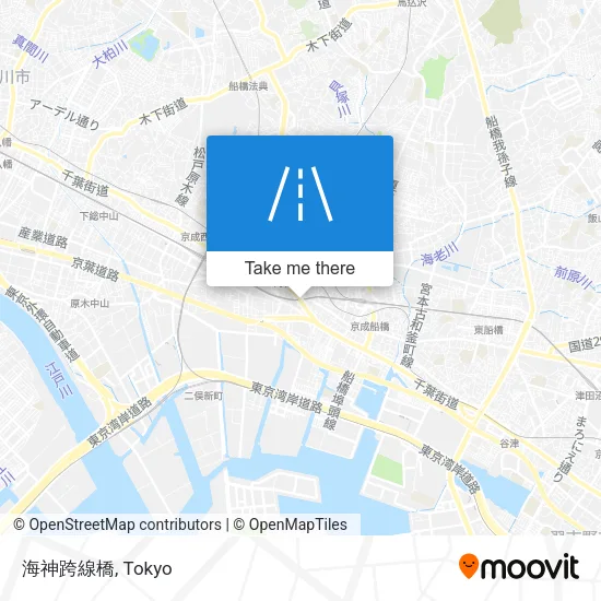 海神跨線橋 map