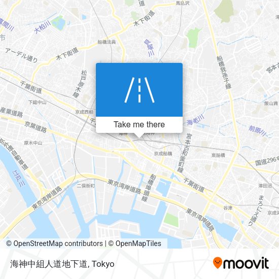 海神中組人道地下道 map