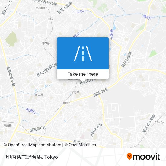 印内習志野台線 map
