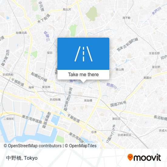 中野橋 map