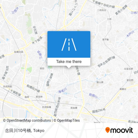 念田川10号橋 map