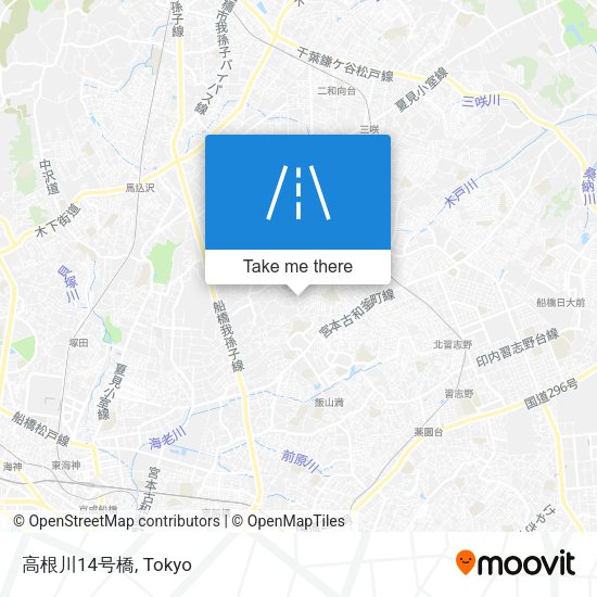 高根川14号橋 map