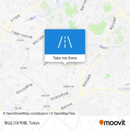 駒込川6号橋 map