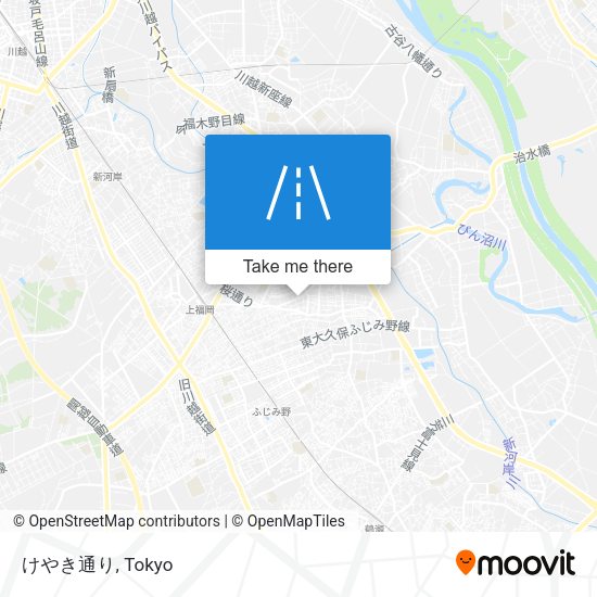 けやき通り map