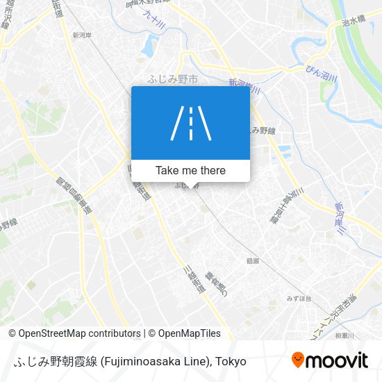ふじみ野朝霞線 (Fujiminoasaka Line) map