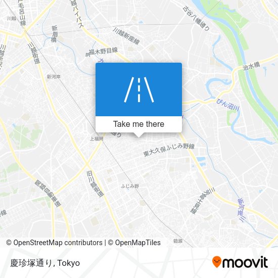 慶珍塚通り map