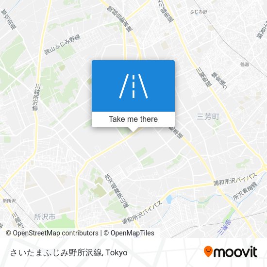 さいたまふじみ野所沢線 map