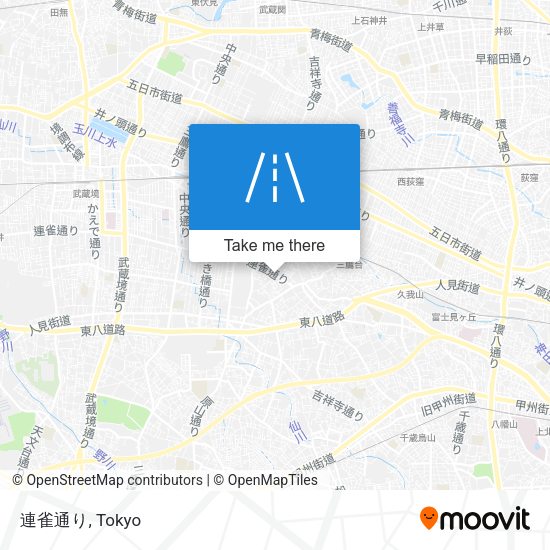 連雀通り map