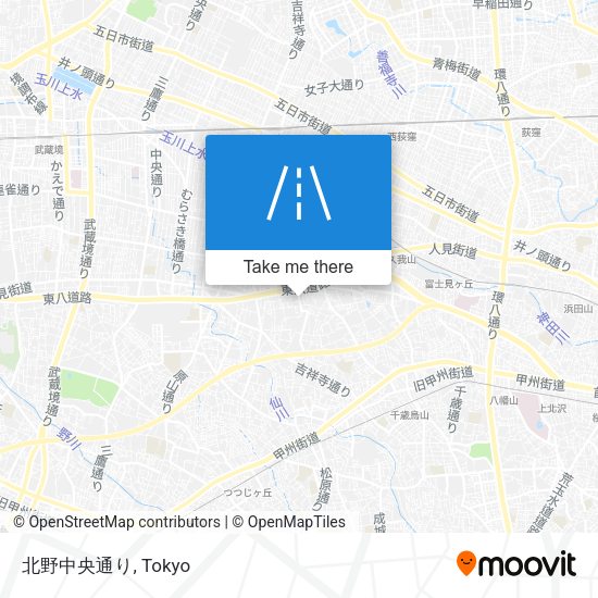 北野中央通り map