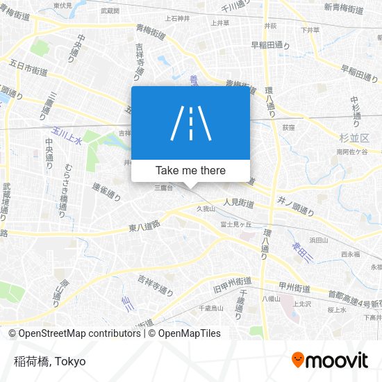 稲荷橋 map