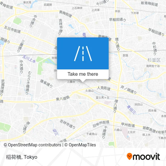 稲荷橋 map