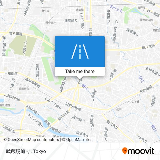 武蔵境通り map