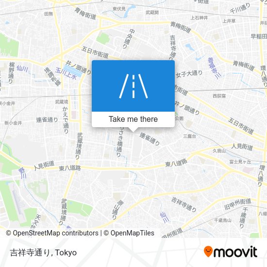 吉祥寺通り map