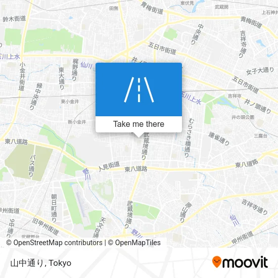 山中通り map