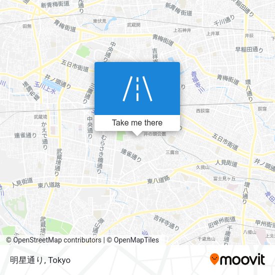 明星通り map