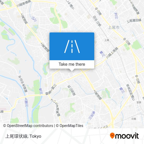 上尾環状線 map