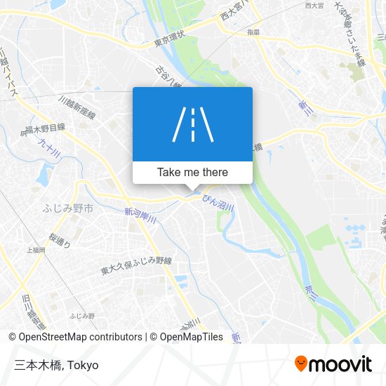 三本木橋 map