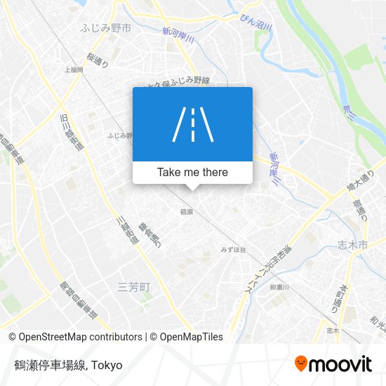 鶴瀬停車場線 map