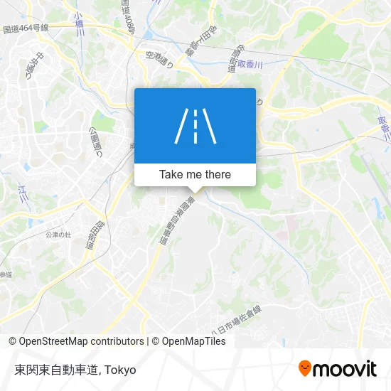 East Kanto Expressway map