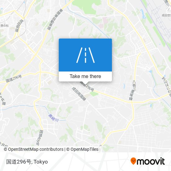 国道296号 map