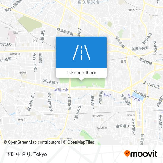 下町中通り map