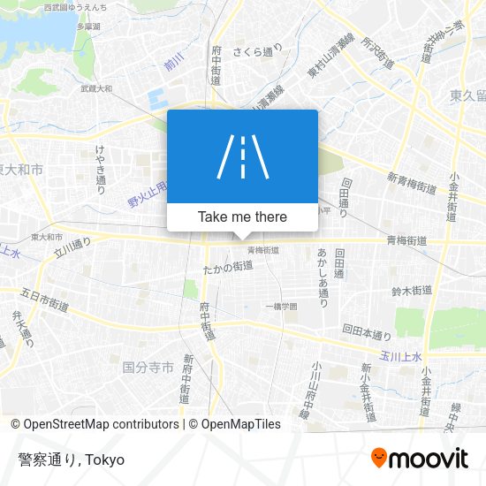 警察通り map