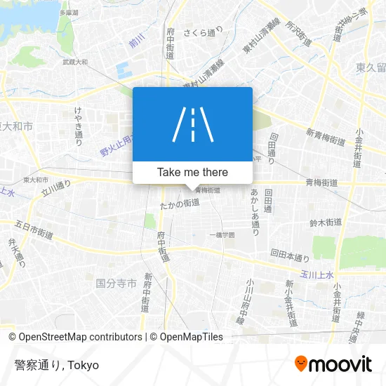 警察通り map