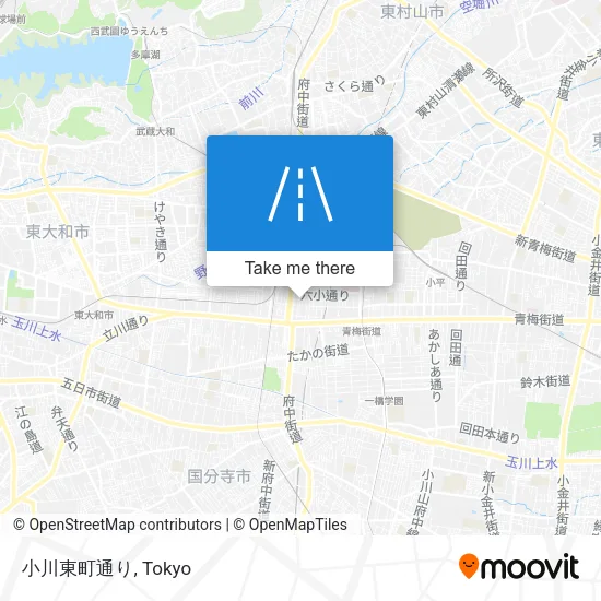 小川東町通り map