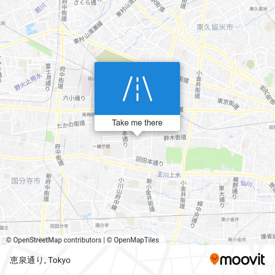 恵泉通り map